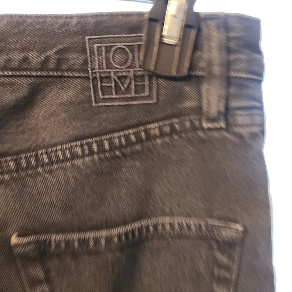 TOTEME Regular Fit Denim Vintage Black Jeans Size 25×30